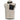 Sherpa fleece vest in light beige with full-zip front, stand collar, and chest pocket