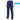 Navy cargo pants with button waist and side cargo pockets