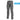 Gray cargo pants with button waist and side cargo pockets