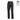 Black tactical pants with cargo pockets and button waist, arctic fleece backing