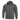Gray zip-up hoodie sweater with front zipper and drawstring hood.