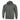 Olive green zip-up hoodie sweater with front zipper and drawstring hood.