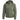 Camo green zip-up hoodie sweater with adjustable hood, front zipper, and kangaroo pocket