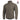 Insulation jacket with stand collar, full-zip front, medium gray color
