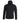 Black zip-up teddy fleece sweater with high collar