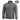 Men's zip-front fleece jacket in wolf gray with stand collar and side pockets