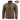 Coyote fleece jacket with full zip front, stand collar, and two zip pulls