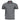 Wolf grey polo shirt with button placket, short sleeves, and ribbed collar