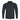 Black long-sleeve polo shirt with button placket and collar