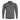Wolf grey long-sleeve polo shirt with front button placket and collar
