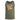 Olive green tank top with round neck and large Pentagron 'Follow The Leader' graphic.