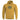 Yellow hooded sweatshirt with front logo graphic and kangaroo pocket, drawstring hood