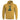 Yellow hooded sweatshirt with front graphic, kangaroo pocket and drawstring hood
