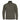 Olive green fleece half-zip sweater with front pouch pocket