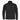 Black fleece half-zip sweater with front pouch pocket