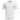 White henley shirt with short sleeves, button placket, and small chest logo