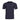 Crewneck T-shirt, navy blue, short sleeves, small chest logo