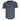 Men's crewneck T-shirt, navy blue, short sleeves, straight hem