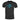 Black T-shirt with teal wireframe pentagon graphic on chest