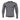 Gray long-sleeve crewneck activity T-shirt with fitted stretch design.