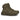 6-inch trekking boots in olive green, lace-up upper with rugged tread sole