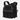 Black plate carrier vest with front panel pouches and adjustable shoulder straps