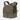 Olive green plate carrier vest with front panel pouches and adjustable shoulder straps