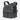 Dark gray plate carrier vest with front panel pouches and adjustable shoulder straps