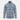 Light blue plaid button-up shirt with flap chest pockets and long sleeves