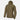Tan nylon wind jacket with attached hood and front zipper, long sleeves.
