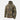 Light camouflage nylon wind jacket with attached hood and front zipper, long sleeves.