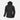 Black anorak jacket with hood and front kangaroo-style pocket