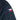 Blue grey sweater sleeve patch with red, white, and blue flag design