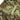 Woodland camo field shirt collar and chest pocket with flap and buttons.