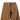 Khaki jeans with two front button closures and slant pockets