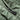 Sage green pilots jacket front zipper with black pull and topstitching
