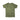 Olive green quick-dry crew-neck T-shirt with short sleeves and back drape