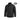 Black M65 field jacket with hood, zip front, flap cargo pockets, and waist tab.