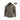Olive M65 field jacket with standing hood, zip front, and flap cargo pockets.