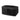Cordura ammo box, black, zip-top with hook-and-loop patch panel