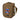 Cordura ammo box in tan with front logo patch, side carry strap, zip closure