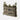 Camouflage tactical field pouch with MOLLE straps and elastic cords, angled view