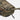 Camo pouch corner detail with zippered pocket and adjustable drawcord pull tab.