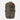 Camouflage mini field pouch back panel with MOLLE straps and QR info label