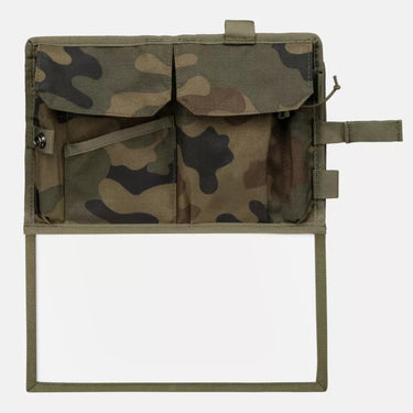 PL Woodland camo map field case with front pouches and clear document pocket