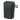 Cordura utility pouch in dark gray/black with front hook-and-loop panel and MOLLE webbing