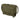 Olive green utility service case with front zip pocket, hook-and-loop patch panel, side handle.