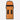Helikon Trip Roll Organizer in orange with black trim, hanging panel with two pocket windows