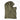 Olive balaclava with face opening and hood, stitched seams and panel