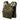 Woodland camouflage ultralight plate carrier with MOLLE front panel and adjustable straps